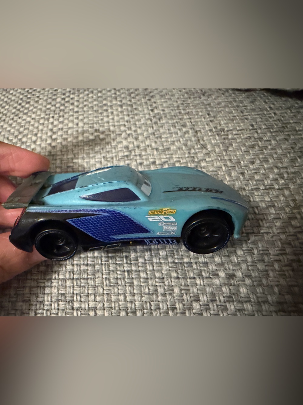 Pixar Cars Jackson Storm color change diecast